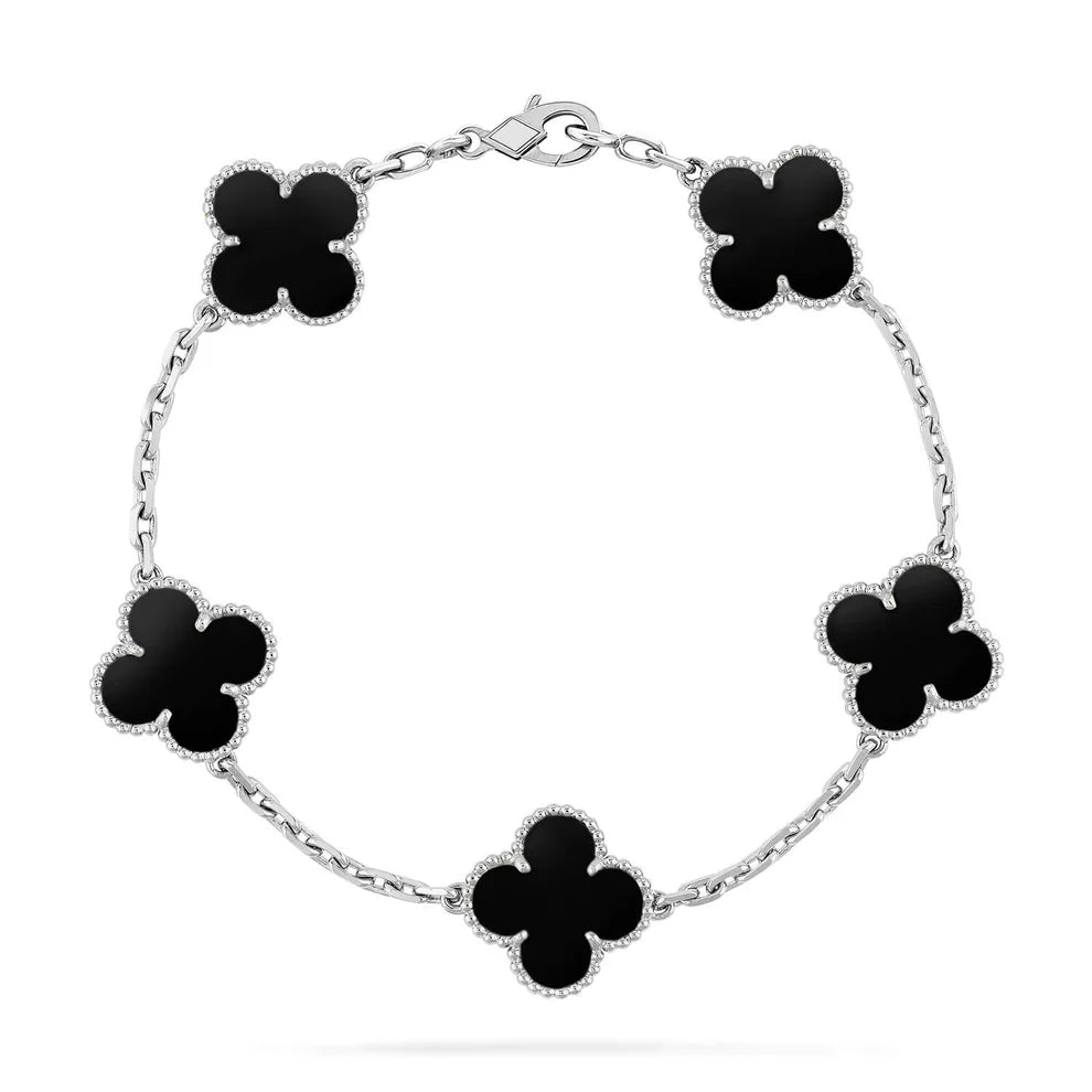 Clover Lover Bracelet - Black Onyx