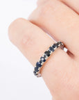 Natural Blue Sapphire Eternity