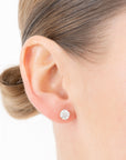 Martini Moissanite Studs