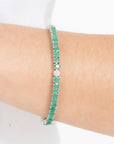 Natural Emerald Pave Tennis