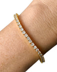 Gold Classic Tennis Bracelet - 3mm