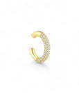 Dainty Pave Cuff - Gold