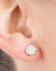 Martini Moissanite Studs