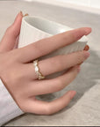 Baguette Party Ring - Platinum