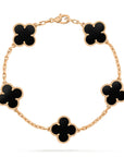 Clover Lover Bracelet - Black Onyx