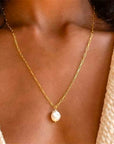 Baroque Pearl Pendant Necklace