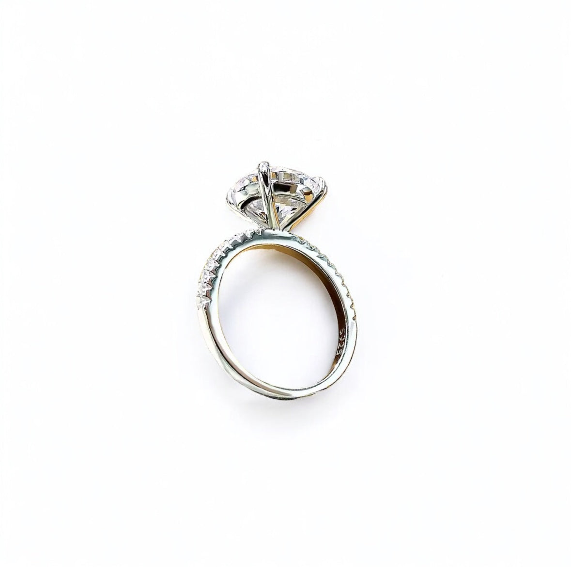 Oval Moissanite Engagement Ring - 925