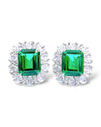 Exquisite Emerald Studs