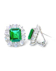 Exquisite Emerald Studs