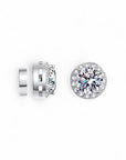 Magnetic Moissanite Studs