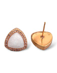 Moonstone Pave Studs