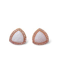 Moonstone Pave Studs