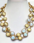 One of a Kind Coin Pearl Necklace