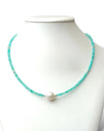 Mint and Marshmallow Pearl Necklace