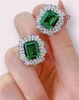 Exquisite Emerald Studs