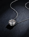 Moissanite Solitaire Necklace