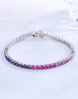 Rainbow Tennis Bracelet